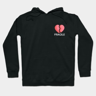 Fragile Heart 3D – White Hoodie